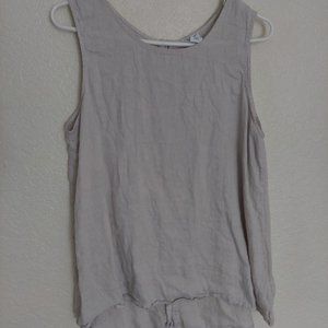 Sigrid Olsen Linen Tank Top